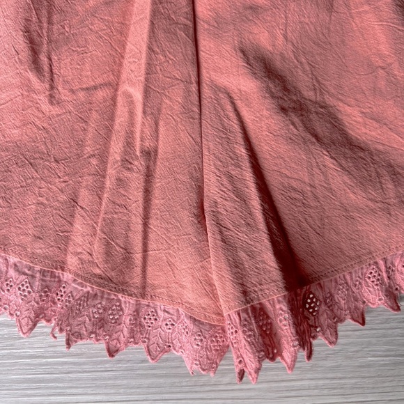 FRANCESCA'S kenya eyelet trim rose shorts size S NWT - Picture 13 of 14